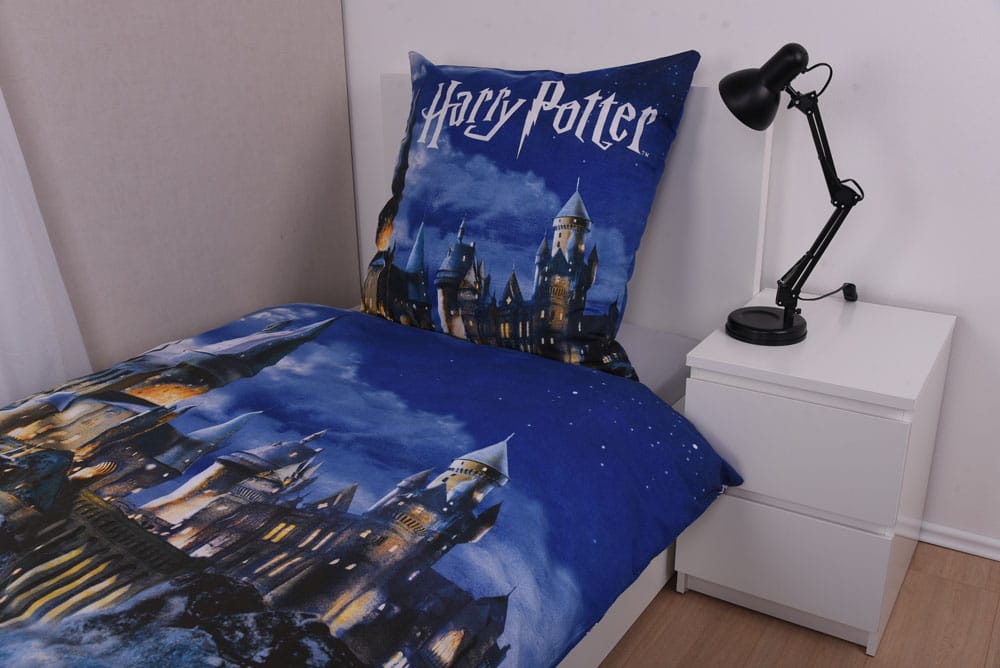 Harry Potter Bettwäsche Blau 135 x 200 cm / 80 x 80 cm - Smalltinytoystore