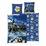 Harry Potter Bettwäsche Blau 135 x 200 cm / 80 x 80 cm - Smalltinytoystore