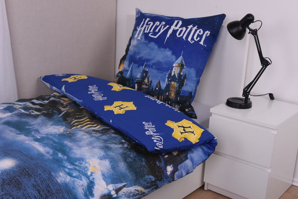Harry Potter Bettwäsche Blau 135 x 200 cm / 80 x 80 cm - Smalltinytoystore