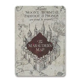Harry Potter Blechschild Marauders Map 15 x 21 cm - Smalltinytoystore