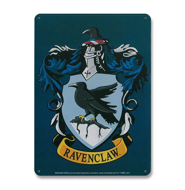 Harry Potter Blechschild Ravenclaw 15 x 21 cm - Smalltinytoystore