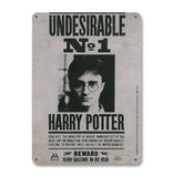 Harry Potter Blechschild Undesirable No. 1 15 x 21 cm - Smalltinytoystore