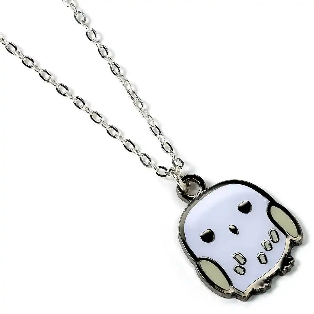 Harry Potter Cutie Collection Halskette & Anhänger Hedwig (versilbert) - Smalltinytoystore