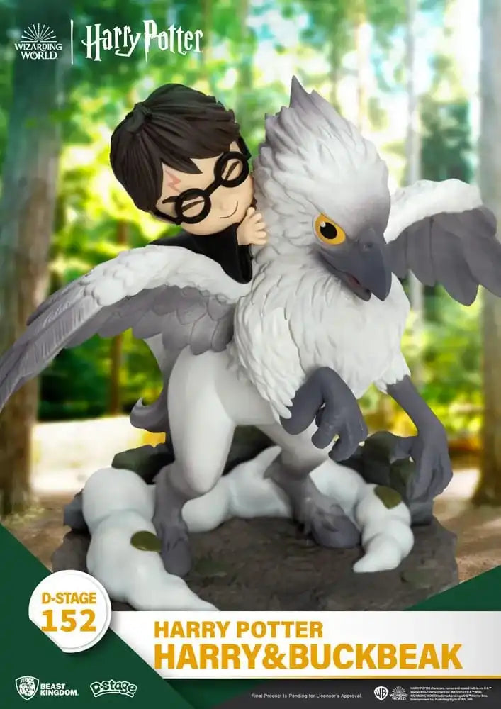 Harry Potter D-Stage PVC Diorama Harry & Buckbeak 16 cm - Smalltinytoystore