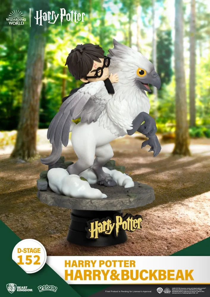 Harry Potter D-Stage PVC Diorama Harry & Buckbeak 16 cm - Smalltinytoystore
