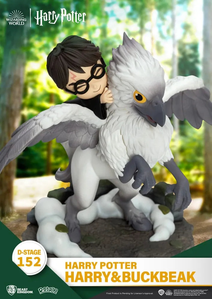 Harry Potter D-Stage PVC Diorama Harry & Buckbeak 16 cm - Smalltinytoystore