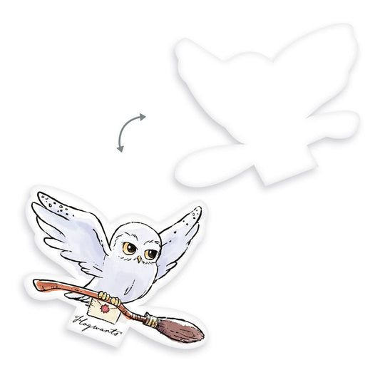 Harry Potter Dekokissen Hedwig Flying 38 cm - Smalltinytoystore