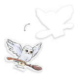 Harry Potter Dekokissen Hedwig Flying 38 cm - Smalltinytoystore