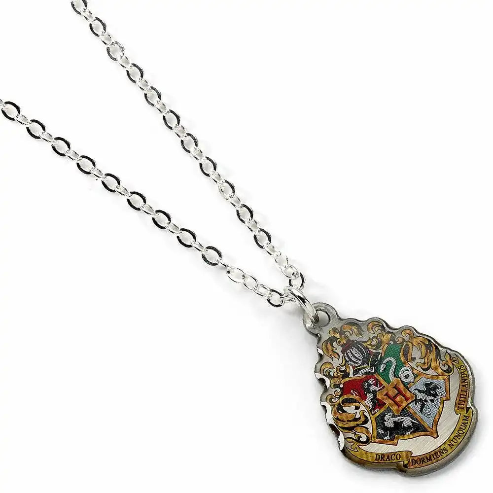 Harry Potter Halskette & Anhänger Hogwarts (versilbert) - Smalltinytoystore