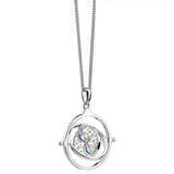 Harry Potter Halskette & Anhänger Zeitumkehrer (Sterling Silber) - Smalltinytoystore