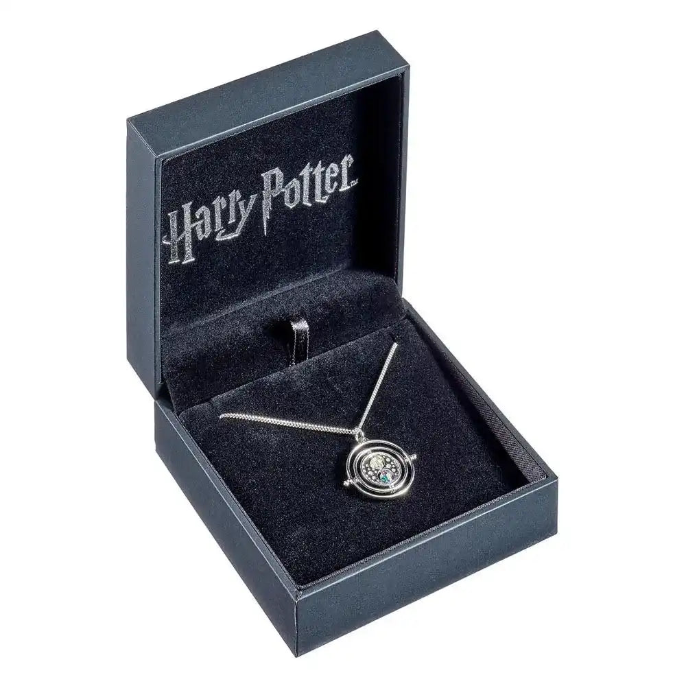 Harry Potter Halskette & Anhänger Zeitumkehrer (Sterling Silber) - Smalltinytoystore