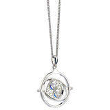 Harry Potter Halskette & Anhänger Zeitumkehrer (Sterling Silber) - Smalltinytoystore