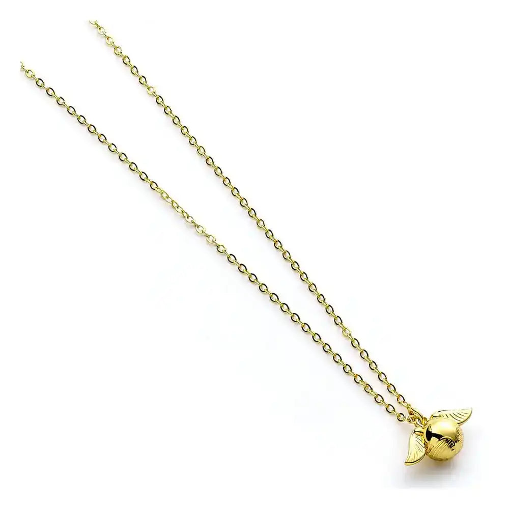 Harry Potter Halskette Golden Snitch Anhänger (Goldfarben) - Smalltinytoystore