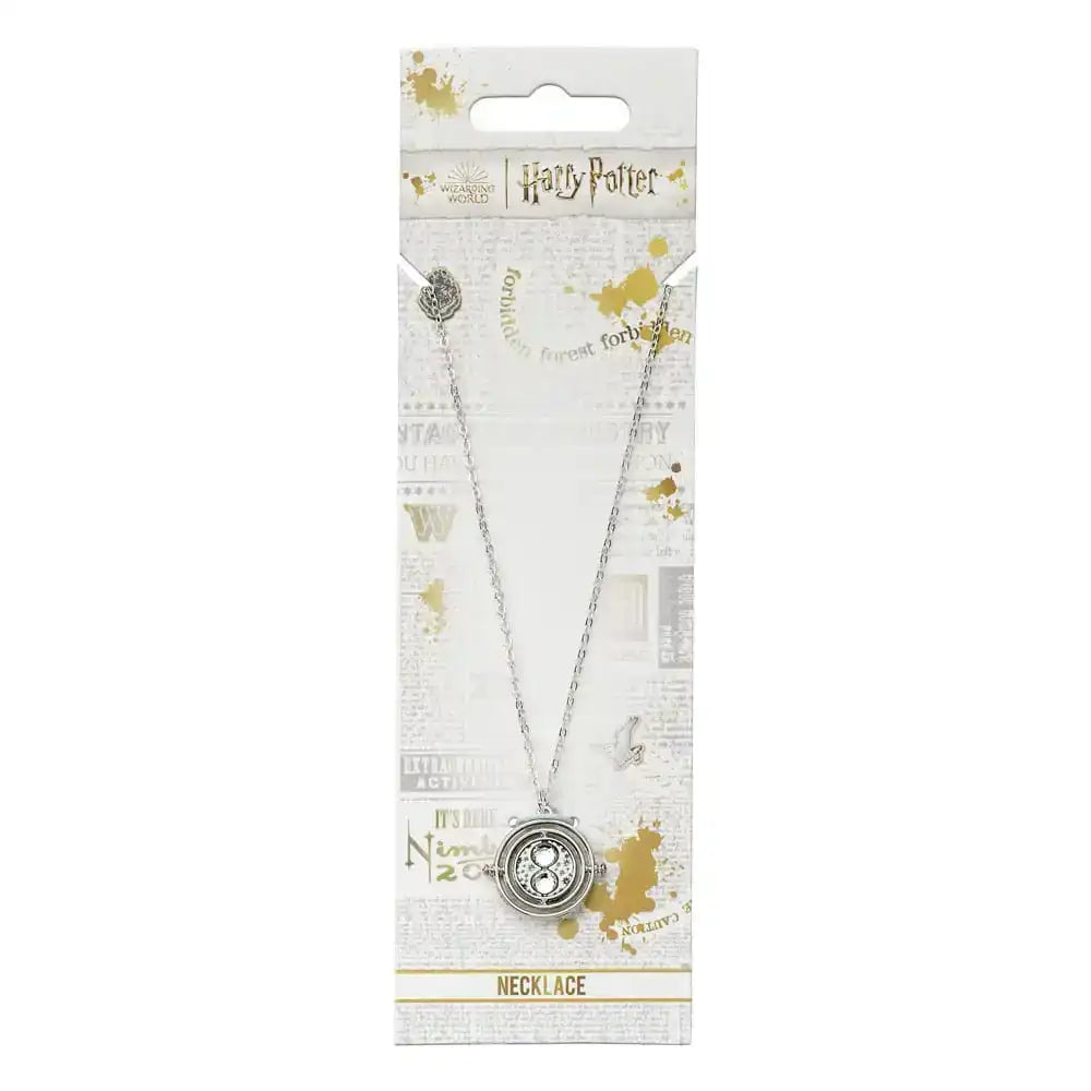Harry Potter Halskette Time Turner Anhänger (Silberfarben) - Smalltinytoystore