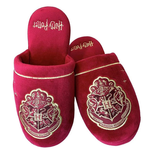 Harry Potter Hausschuhe Hogwarts Gold on Burgundy EU 38-43 - Smalltinytoystore