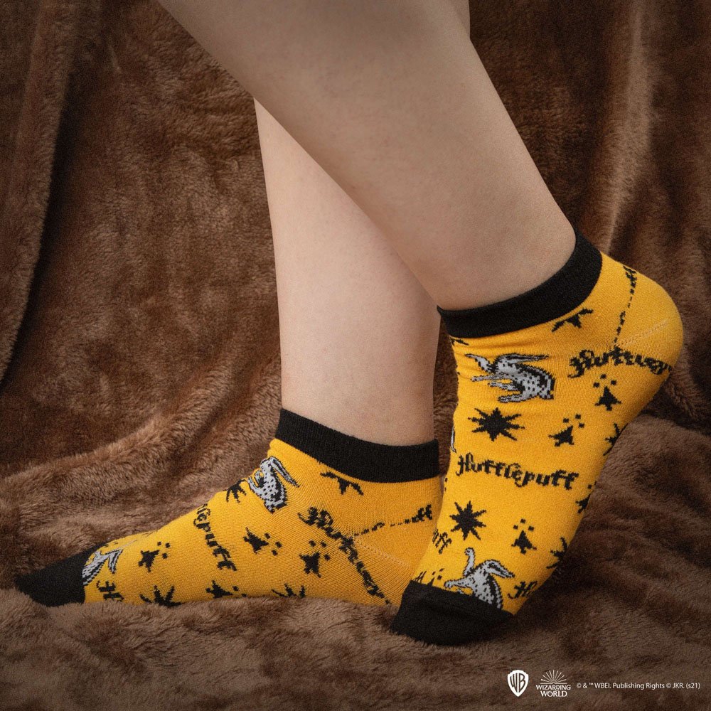 Harry Potter Knöchelsocken 3er-Pack Hufflepuff - Smalltinytoystore