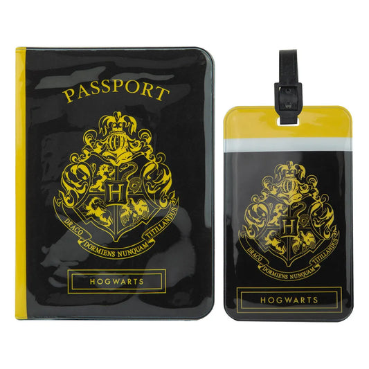Harry Potter Kofferanhänger & Reisepass-Halter Set Hogwarts - Smalltinytoystore