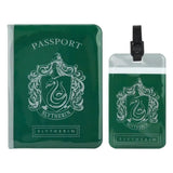 Harry Potter Kofferanhänger & Reisepass-Halter Set Slytherin - Smalltinytoystore