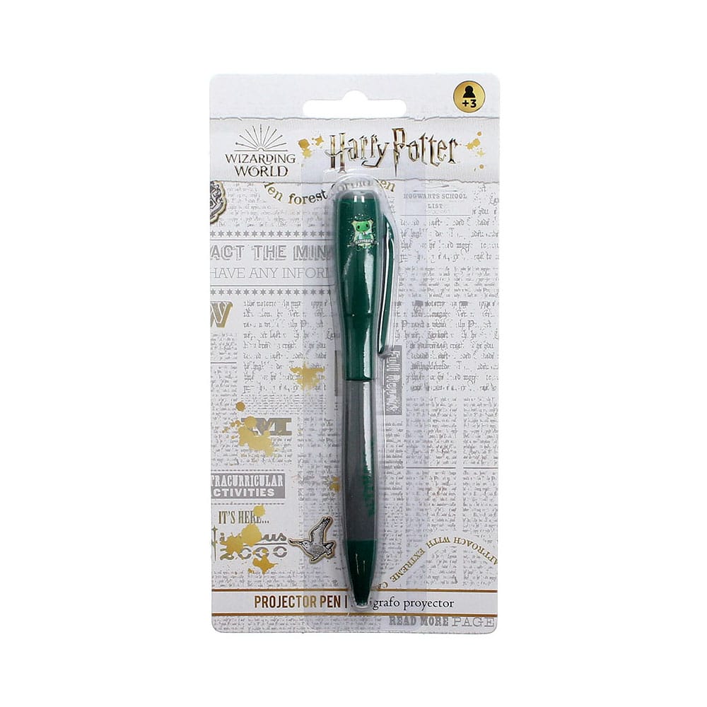 Harry Potter Kugelschreiber mit Licht-Projektor Slytherin - Smalltinytoystore