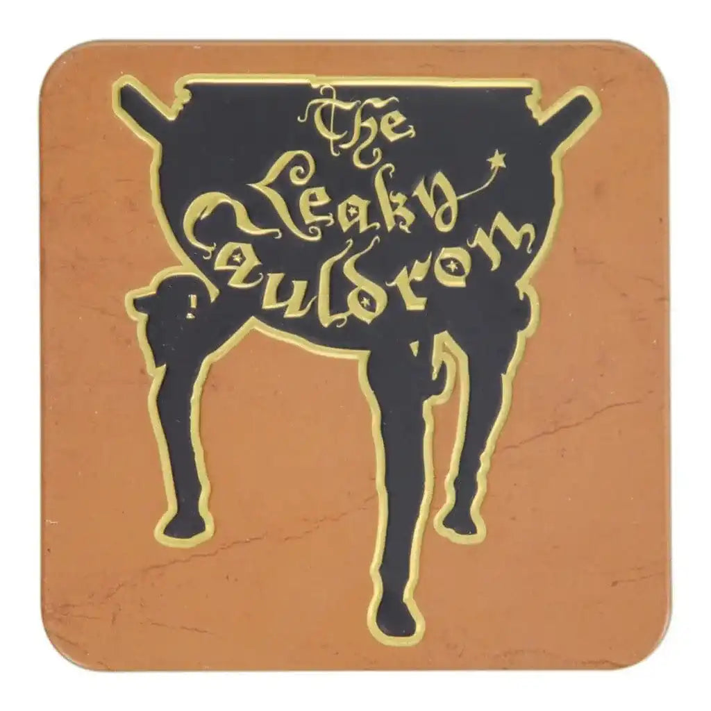Harry Potter: Leaky Cauldron Glass and Coaster Set - Smalltinytoystore