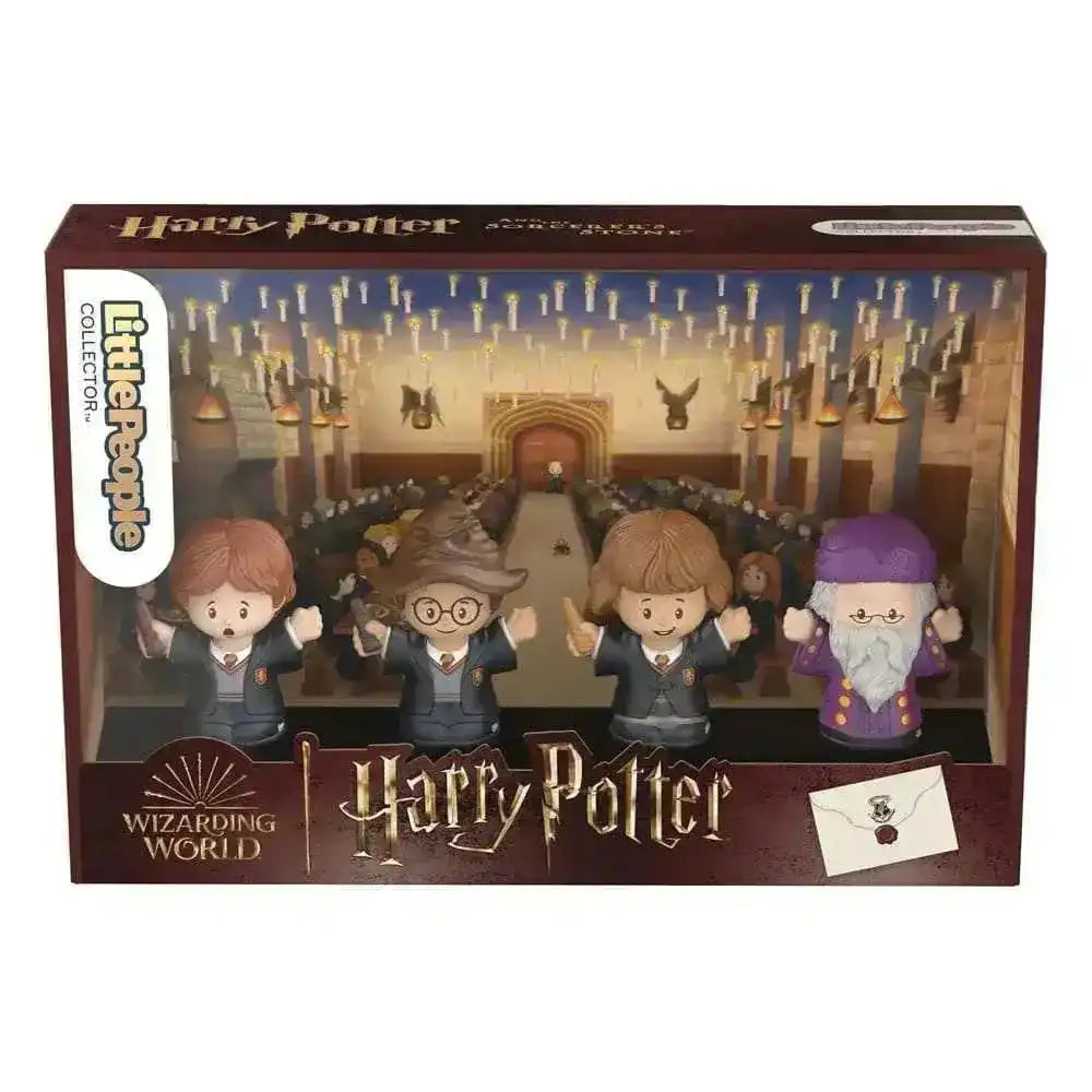 Harry Potter Little People Collector Minifiguren 4er-Pack Stein der Weisen 6 cm - Smalltinytoystore