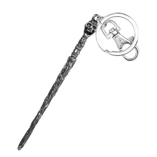 Harry Potter Metall-Schlüsselanhänger Death Eater Wand - Smalltinytoystore