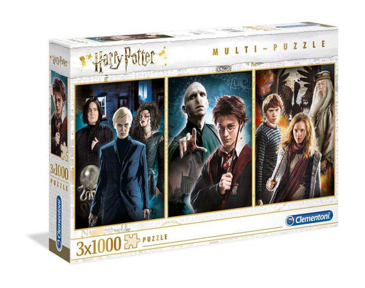 Harry Potter Multi-Puzzle Characters (3 x 1000 Teile) - Smalltinytoystore