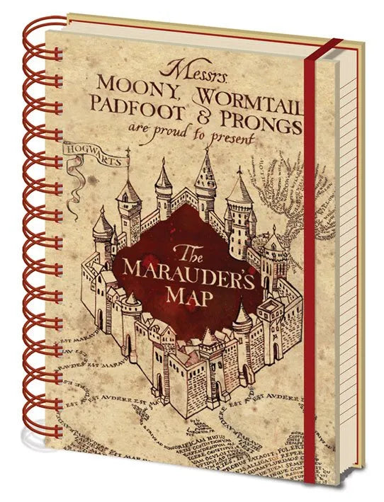 Harry Potter Notizbuch A5 Marauders Map - Smalltinytoystore