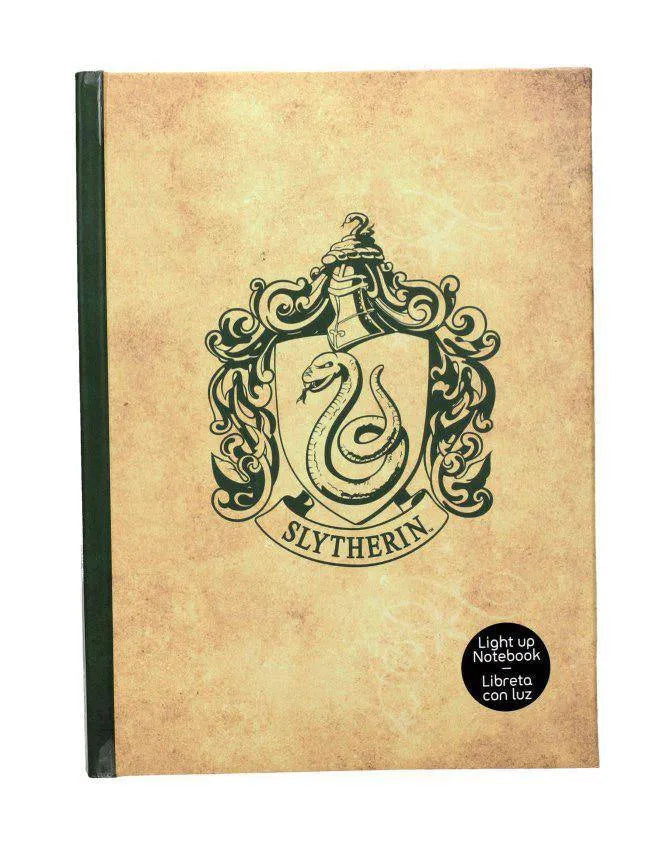 Harry Potter Notizbuch mit Leuchtfunktion Slytherin - Smalltinytoystore
