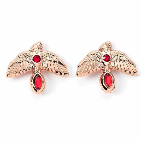 Harry Potter Ohrringe Fawkes (Vergoldet) - Smalltinytoystore