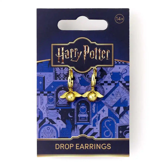 Harry Potter Ohrringe Golden Snitch (Goldfarben) - Smalltinytoystore