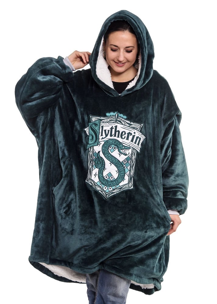 Harry Potter Oversized Kapuzenpullover Slytherin - Smalltinytoystore