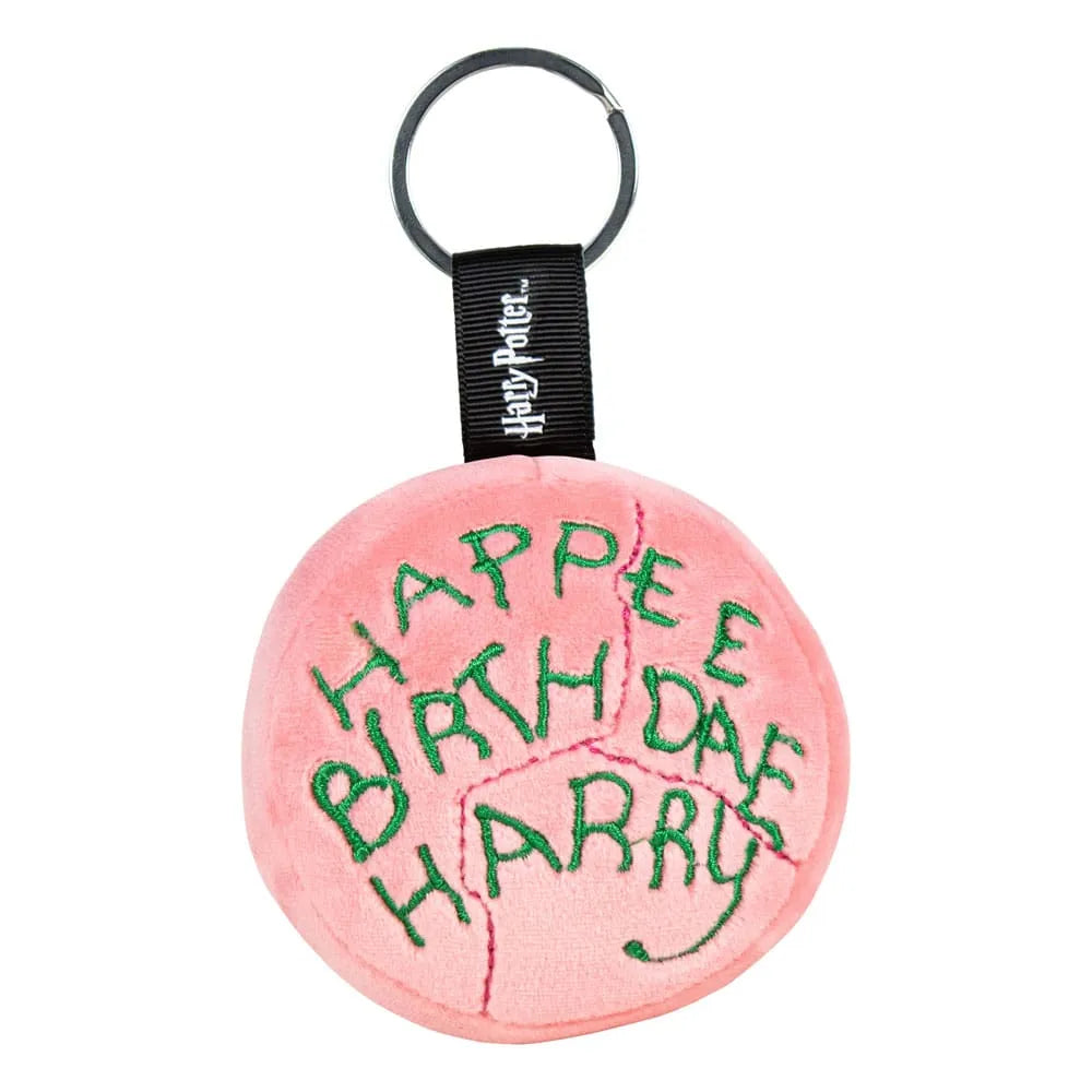 Harry Potter Plüsch-Schlüsselanhänger mit Metallring Happee Birthdae Harry Cake 10 cm - Smalltinytoystore