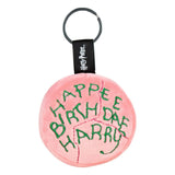 Harry Potter Plüsch-Schlüsselanhänger mit Metallring Happee Birthdae Harry Cake 10 cm - Smalltinytoystore