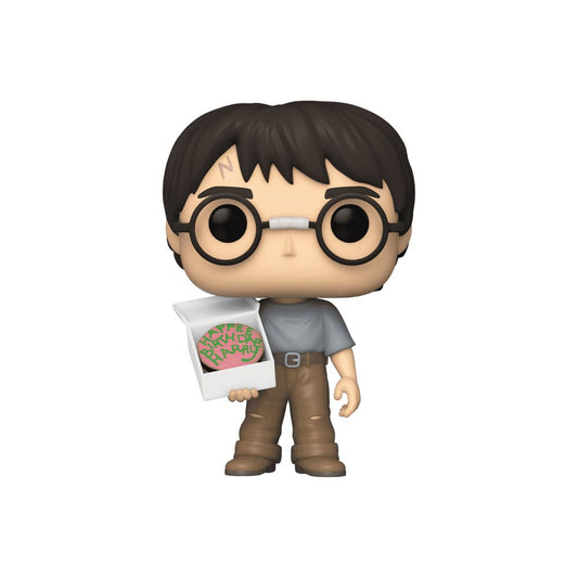 Harry Potter POP! Movies Vinyl Figur Birthday Harry w/ Cake Exclusive Edition 9 cm - Smalltinytoystore