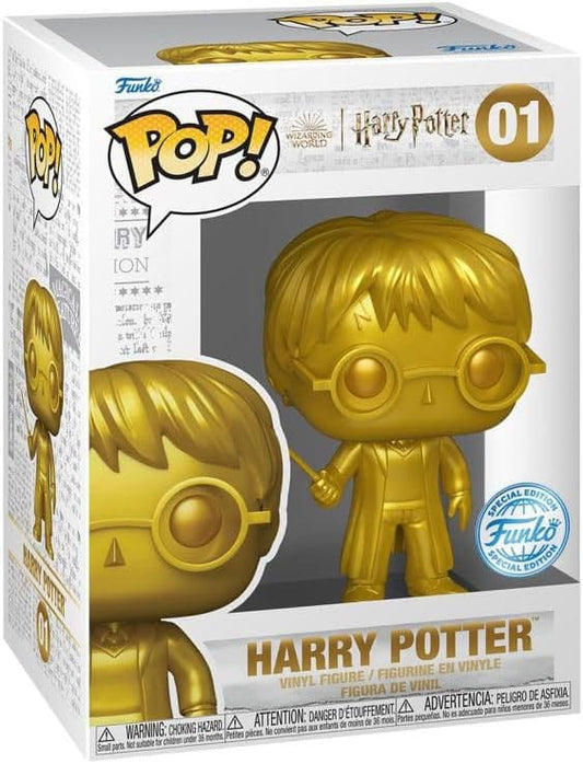 Harry Potter POP! Movies Vinyl Figur Gold Harry Potter *Exclusive Version* 9 cm - Smalltinytoystore