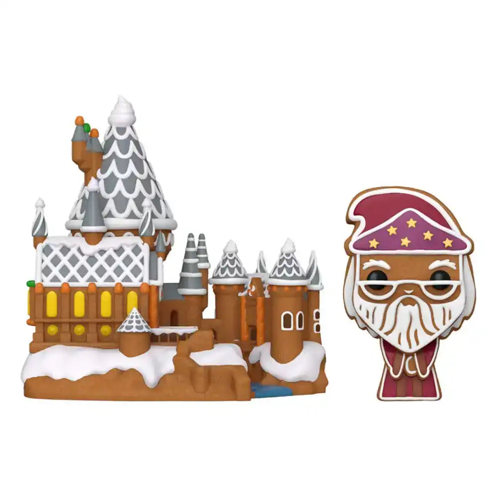 Harry Potter POP! Town Vinyl Figur Dumbledore & Hogwarts 9 cm - Smalltinytoystore