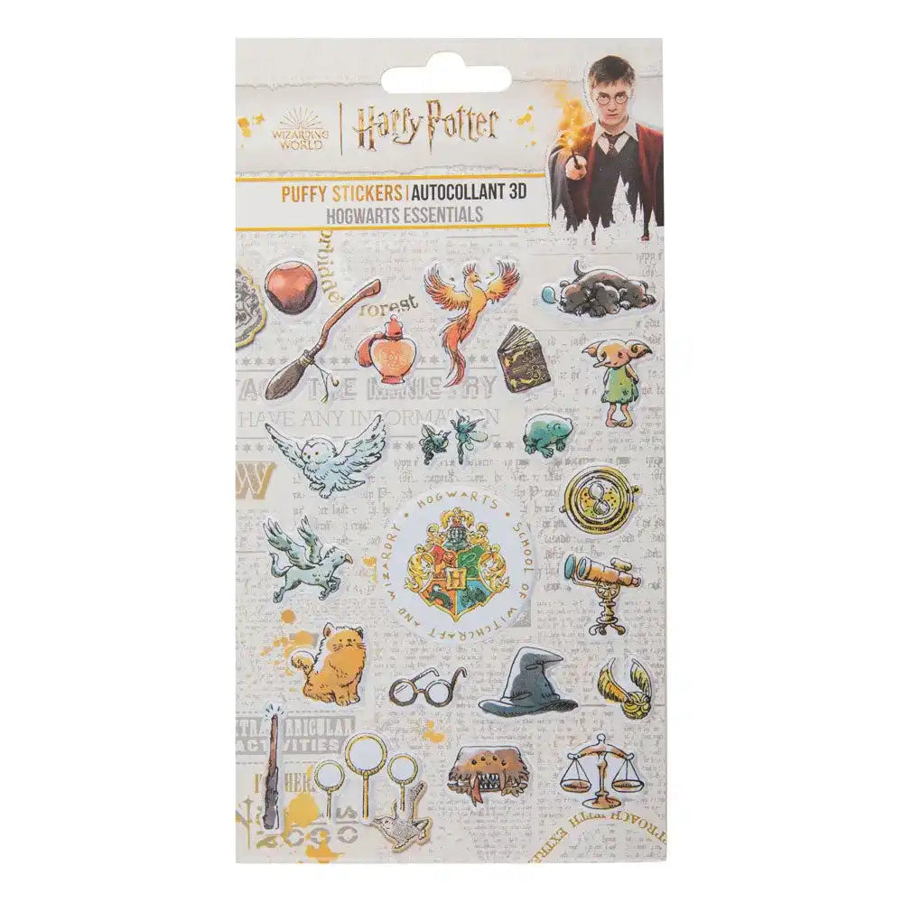 Harry Potter Puffy Sticker Hogwarts Essentials - Smalltinytoystore