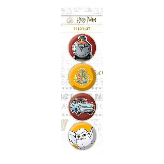 Harry Potter Radierer 4er-Pack