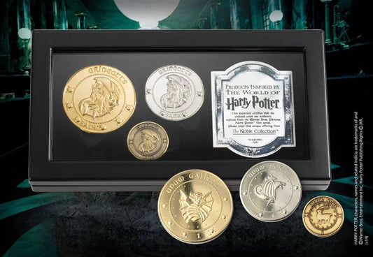 Harry Potter Replik Gringotts Bank Muenzen Set - Smalltinytoystore
