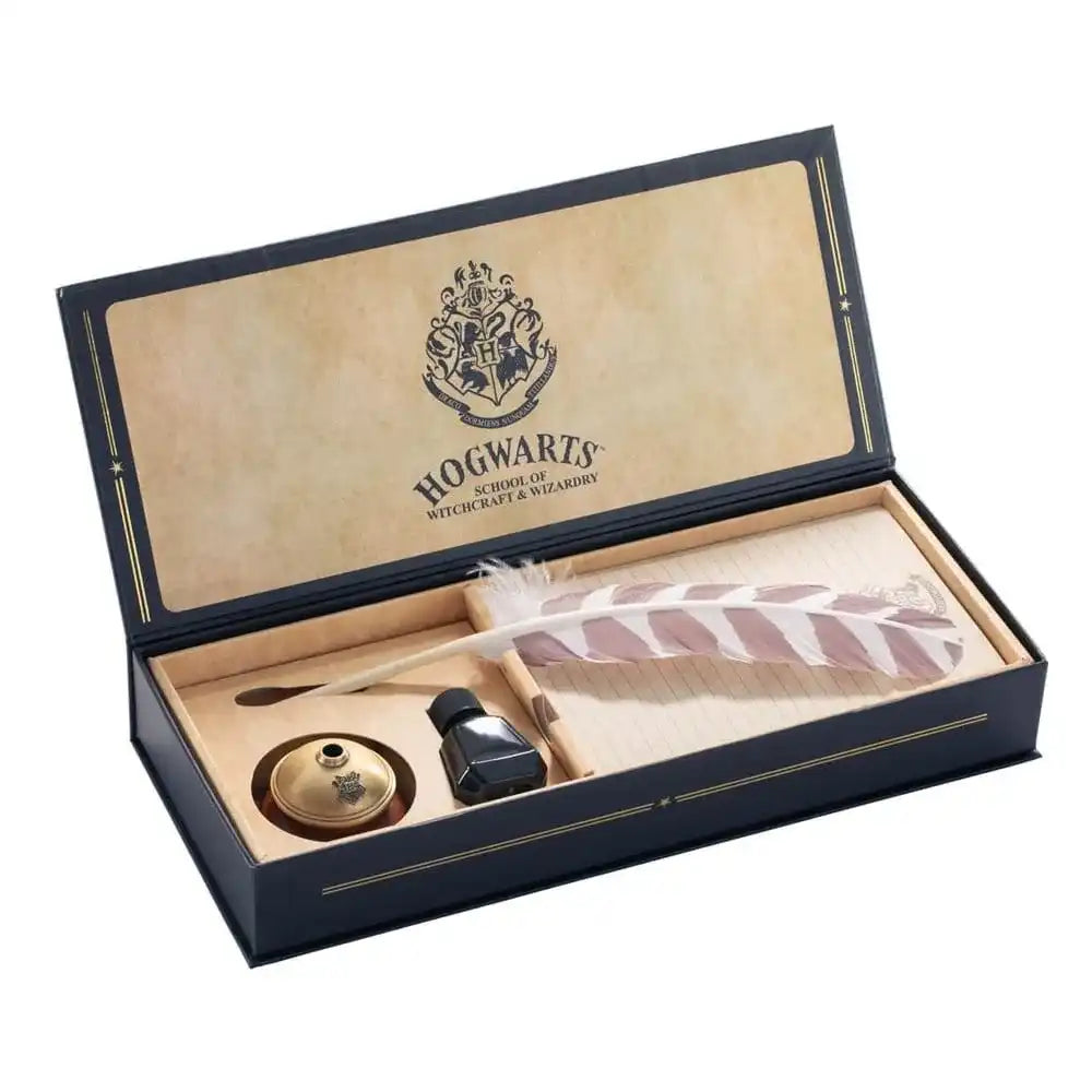 Harry Potter Replik Hogwarts-Schreibfeder mit Hogwarts-Papier 31 cm - Smalltinytoystore