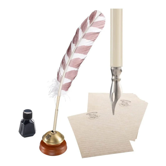 Harry Potter Replik Hogwarts-Schreibfeder mit Hogwarts-Papier 31 cm - Smalltinytoystore