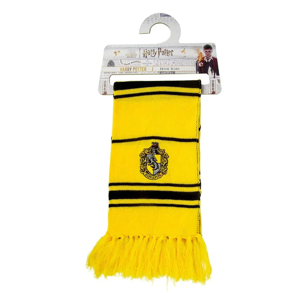 Harry Potter Schal Hufflepuff Thin Stripes (Hanger) 160 cm - Smalltinytoystore