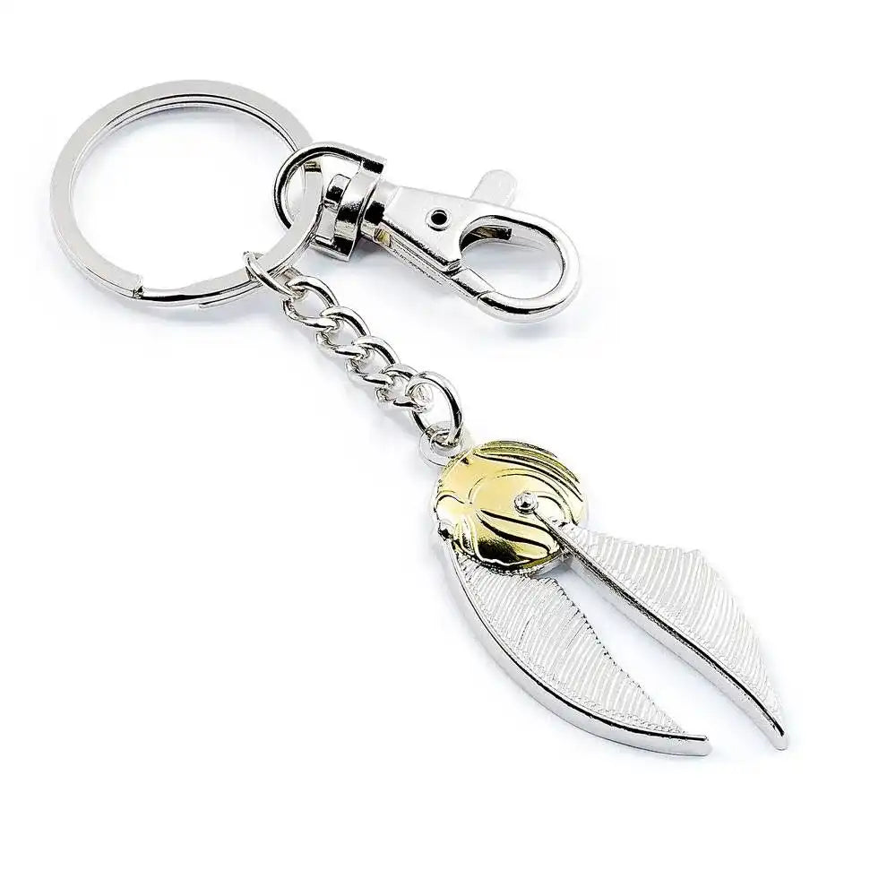 Harry Potter Schlüsselanhänger Goldener Schnatz (versilbert) - Smalltinytoystore