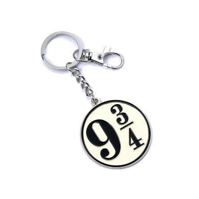 Harry Potter Schlüsselanhänger Platform 9 3/4 (versilbert) - Smalltinytoystore