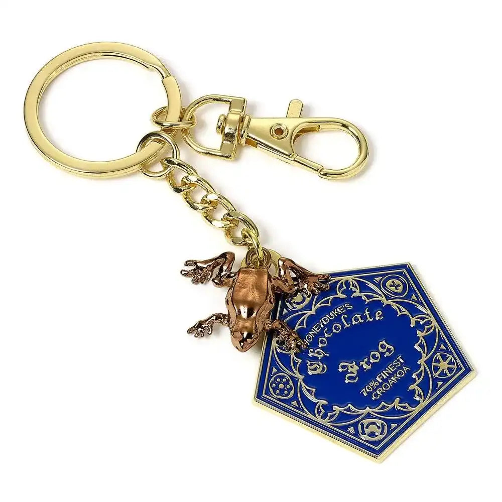 Harry Potter Schlüsselanhänger Schokofrosch (vergoldet) - Smalltinytoystore