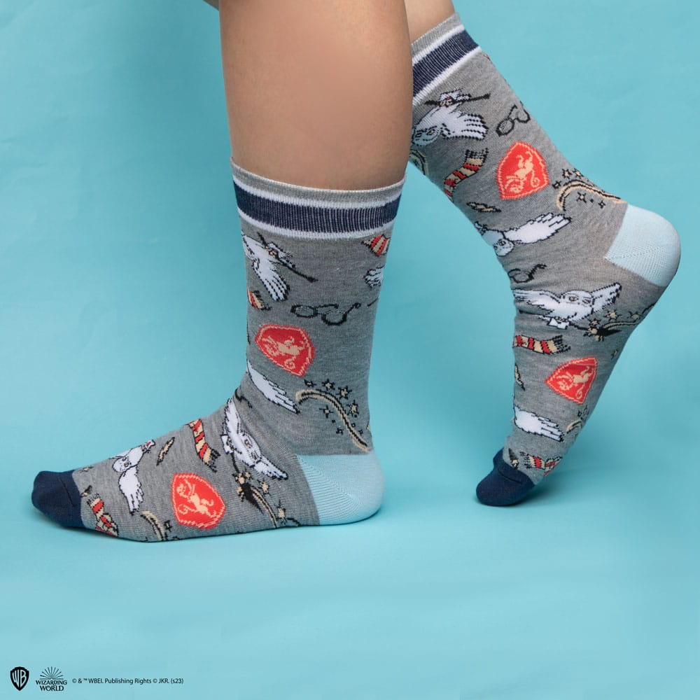 Harry Potter Socken 3er-Pack Hedwig - Smalltinytoystore