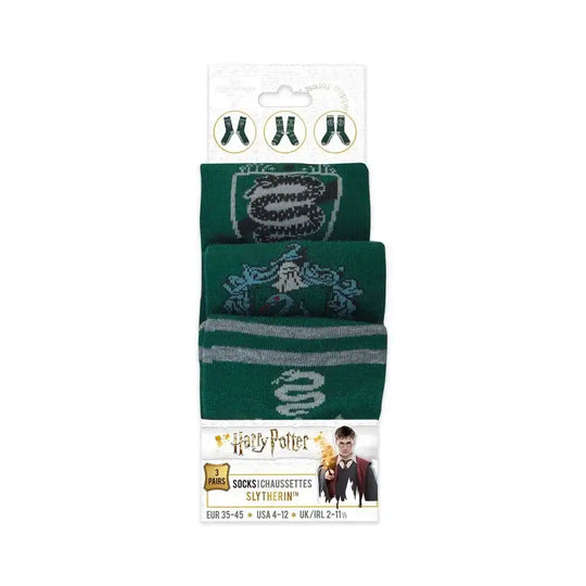 Harry Potter Socken 3er-Pack Slytherin - Smalltinytoystore