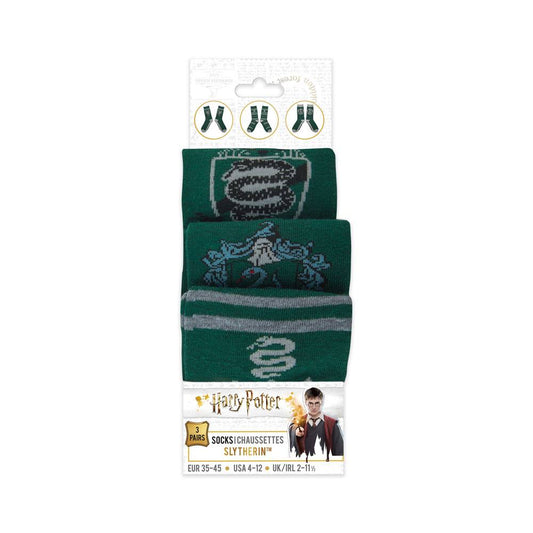 Harry Potter Socken 3er-Pack Slytherin - Smalltinytoystore