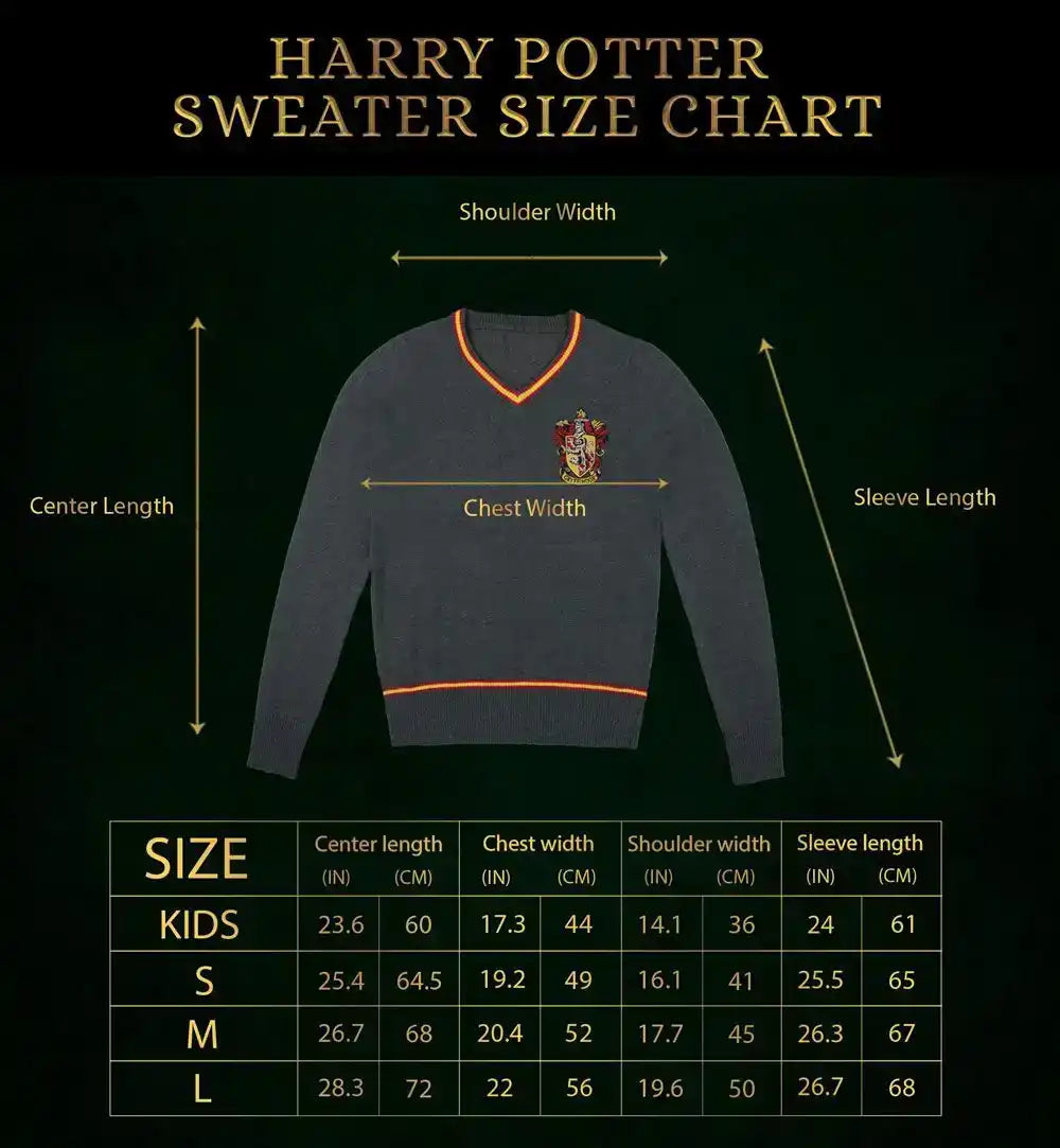 Harry Potter Strickpullover Gryffindor Größe M - Smalltinytoystore